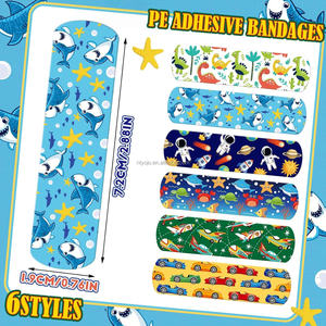 YOJO - Tiritas Adhesivas Infantiles con Dibujos Animados, Coloridas, Bonitas, Impermeables, Transpirables, Protegen Rasguños y Cortes, para Niñas y Niños, 72x19mm - Product Image 2