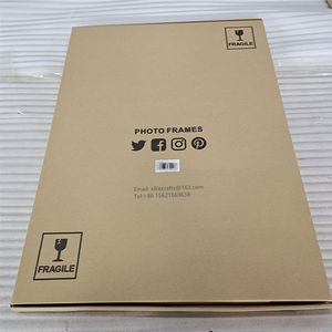 Cadre de décoration nordique 3d en chêne clair pour la maison, cadre photo en bois mat, avec fente de fente, A0 A1 A2 A3 A4 A5 A6 - Product Image 6