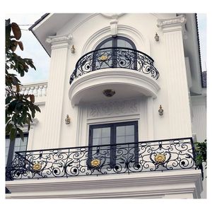 Puerta Metálica Moderna Prima <span class=keywords><strong>con</strong></span> Estructura de Acero Resistente <span class=keywords><strong>y</strong></span> Elementos Artísticos de <span class=keywords><strong>Hierro</strong></span> Forjado, Ideal para Patios Delanteros <span class=keywords><strong>y</strong></span> Entradas de Límites de Propiedades - Product Image 6