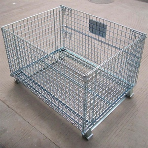 Mạ kẽm hậu cần hàng hóa công nghiệp lưu trữ ráp dây giỏ lồng lưu trữ lồng - Product Image 5