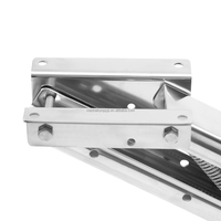 Little dolphin braket Motor Stainless Steel, braket dudukan Yacht untuk kapal laut tugas berat bantu