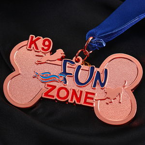 Médaille commémorative Unique en métal, cuivre, en forme d'os, pour <span class=keywords><strong>chien</strong></span>, en émail doux - Product Image 6
