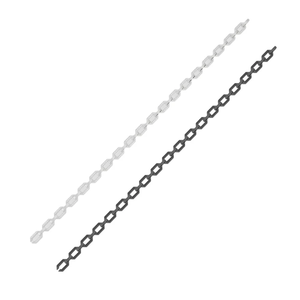 Pulsera Micro Hexa Link en Plata Pulida con Diseño Hexagonal Pavé en Blanco y Negro, Pieza Minimalista de Lujo Unisex - Product Image 2