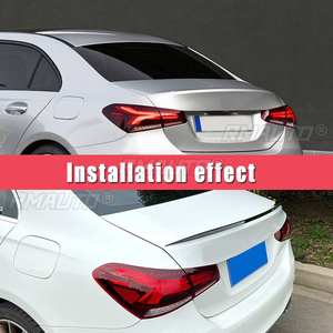 Pour Mercedes-Benz Classe A W177 Berline A35 A180 A200 A220 A250 AMG 2019+ – Spoiler de coffre arrière / Diffuseur d'air – Pièces extérieures - Product Image 2