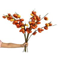 Bouquet décoratif de fleurs et plantes artificielles personnalisables en forme de citrouille pour la décoration de la maison, du bureau et du jardin