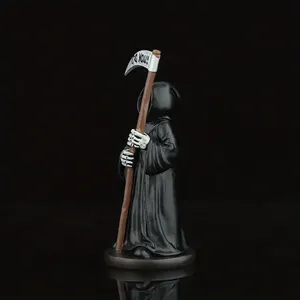 Vendita calda di una festa di Halloween decorazione/<span class=keywords><strong>falce</strong></span> e <span class=keywords><strong>morte</strong></span> figurina/bambola da tavolo/resina artigianale - Product Image 3