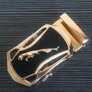 Оптовая продажа, кожаный ремень, Заводская внутренняя ширина 35 мм, цинковый сплав, 3D тисненый крокодил, животное, легкий зажим, автоматическая пряжка для ремня с логотипом - Product Image 4