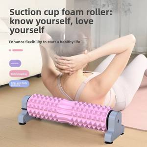 Rodillo de Masaje en Forma de Media Luna con Soporte Triangular para Relajación Muscular y Ejercicio, Equipo de Ejercicio Premium - Product Image 1