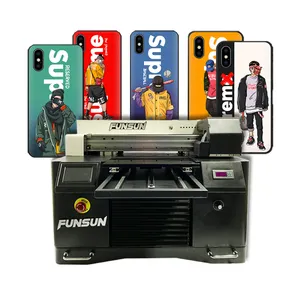 Diskon Besar Flatbed UV Printer A3 1440 DPI Pena/CD/Phone Case Printer