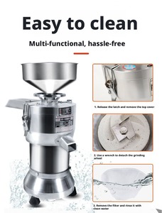 Máquina Comercial Multifuncional para Leche de Soya y Extractor de Pulpa de Frijol de Acero Inoxidable, Fácil de Limpiar, 250kg/h, 220V/380V - Product Image 1