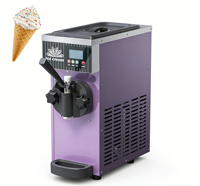 Machine à glace molle commerciale compacte en acier inoxydable BQL28 pour la vente en gros