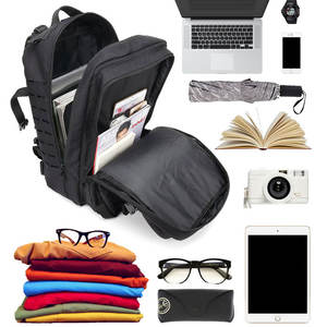 Sac à dos tactique imperméable personnalisable, fabriqué sur mesure, pour la randonnée en plein air, motif camouflage, sac de trekking élégant, sac de jour - Product Image 4