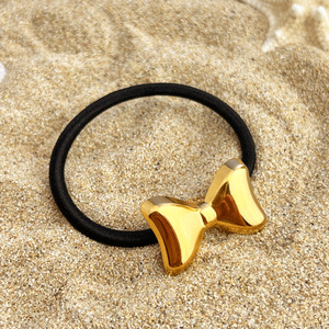 Set de Joyería, Lazos para el Cabello para Mujer, Chapado en Oro de 18k, Accesorios para el Cabello de Acero Inoxidable, Lazos para Niñas - Product Image 4