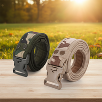 Vente en gros Ceinture tactique en nylon EVA 600D unisexe, équipement de sécurité réglable et confortable pour l'extérieur en toile Camouflage Oxford