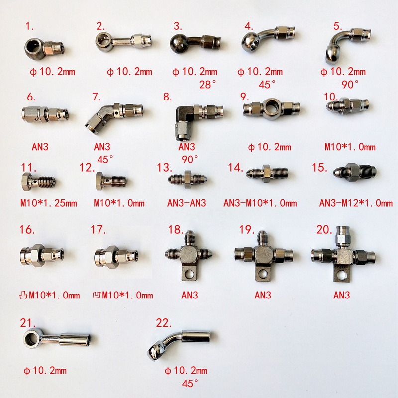 AN3 Brake Hose Line Banjo Fitting