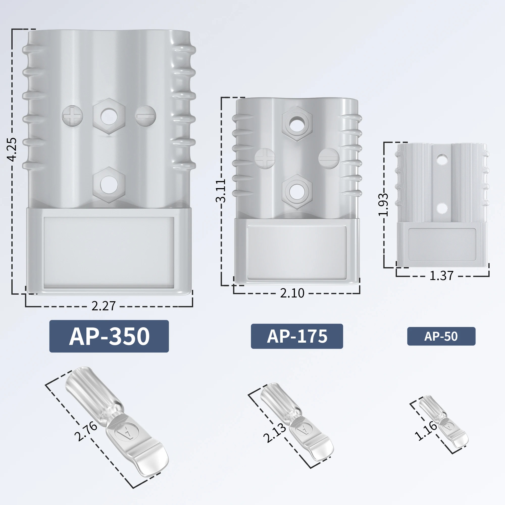 LifePO4 Pack 50A 120A 175A 350A Андерсон штекер батареи быстрое соединение разъединитель лебедки быстрое подключение провода штекер