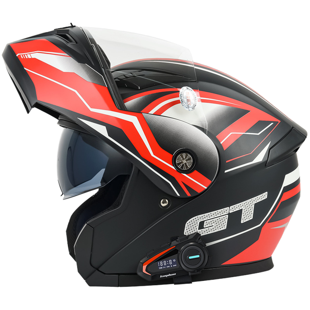 MY ECE22.06 Certified Cool Riding Motorcycle Helmet Retrofit/Upgrade Quick Release Dual Lens Flip ABS Full Face New All Seasons
