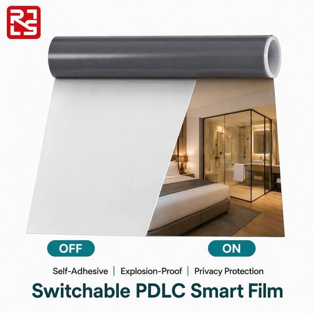 PDLC Self-adhesive Smart Blind Dimming Film Roll-Electric Privacy & Decorative Modern Glass Tint for Hospital Windows Partitions