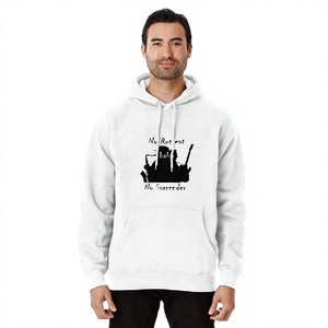 Sweat à capuche en coton mélangé tricoté avec logo personnalisé brodé, pour homme, chaud et élégant pour l'hiver, vente en gros, fabricant en vrac - Product Image 1