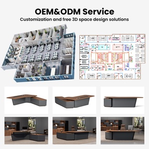 Modern Luxury Executive <b>Desk</b> Durable MDF Wooden <b>Computer</b> Boss Manager Melamine CE Certified Extendable Home Office Bedroom <b>Desk</b> - Product Image 2