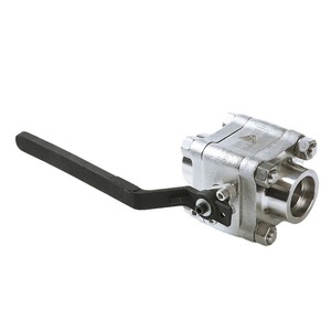 Válvula de Bola Neumática de Acero Inoxidable de Alta Presión <span class=keywords><strong>HBV</strong></span>-100, 3 Piezas, Apertura Total, OEM - Product Image 3