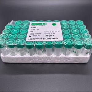 Yüksek kaliteli tek kullanımlık olmayan vakumlu kan toplama tüp 5ml kan toplama tüpü Edta plastik Edta K3 kan toplama tüpü - Product Image 2