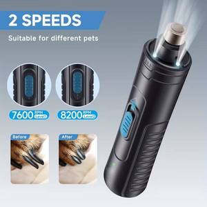 Cortauñas Eléctrico para Mascotas con Tres Luces, Recargable por USB, Herramienta de Aseo para Perros y Gatos - Product Image 2