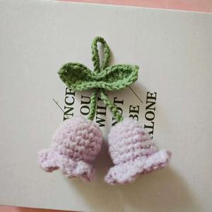 手作りパープルコンヴァラリアかぎ針編みオーキッドベルデコレーションかわいいかぎ針編みフラワーフラワーバレンタインデーと新年 - Product Image 5