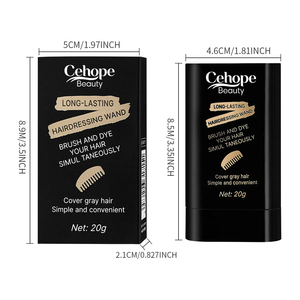 Nuovo Bastoncino Impermeabile Portatile per Parrucchieri, Nero con Pettine, Copre i Capelli Grigi Senza Danneggiarli - Product Image 6
