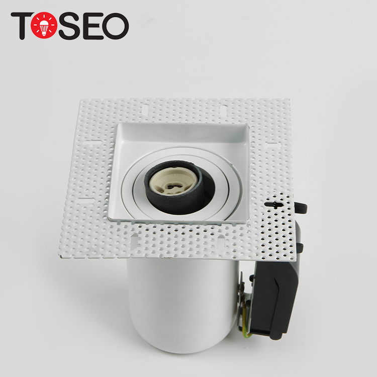Custom Trimless Downlight Fixture Gu10 Flush Fire Rated Ceiling Mounted Down Lights