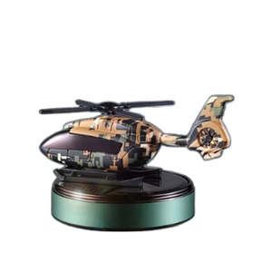 <span class=keywords><strong>Ambientador</strong></span> Multifuncional Solar Metálico con Aroma a Colonia para el Salpicadero del Coche, Juguete de Helicóptero, Accesorios Únicos Naturales - Product Image 1