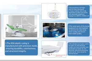 Poltrona Odontoiatrica Elettrica <span class=keywords><strong>Vitali</strong></span> con Braccioli in Acciaio e Plastica GD-S200 - Product Image 3