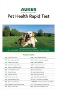 Kit de test rapide d'antigène de la larve de la piqûre du chien (CHW Ag) IVD – Bandelette de diagnostic vétérinaire pour animaux de compagnie – Résultat rapide en 10 minutes pour chiens