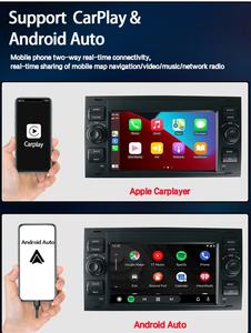 Système multimédia automobile Linux 7 pouces 2DIN avec écran tactile et aide au recul pour <span class=keywords><strong>Ford</strong></span> Mondeo Focus <span class=keywords><strong>C</strong></span>-<span class=keywords><strong>Max</strong></span> Galaxy S-<span class=keywords><strong>Max</strong></span> Fiesta, autoradio vidéo - Product Image 3