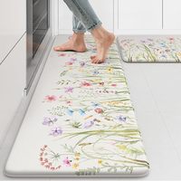 Alas Dapur Anti-Kelelahan PVC Anti-Selip Tahan Air Ergonomis Empuk Ramah Lingkungan Bolak-Balik untuk Dapur & Kamar Mandi