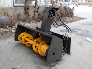 <span class=keywords><strong>XCMG</strong></span> Offizieller <span class=keywords><strong>Mini</strong></span>-Kompakt lader mit hydraulischer Schnee fräse - Product Image 6