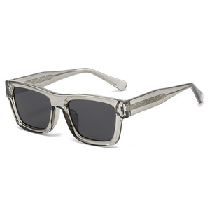 Nuovo acetato Unisex telaio quadrato in metallo di alta qualità rettangolare protettivo da uomo polarizzato Uv tonalità di protezione occhiali da sole - Product Image 4