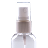 Flacon pulvérisateur en plastique PET de 100 ml, pompe pulvérisatrice, conteneur cylindrique, impression sérigraphique pour l'emballage de produits cosmétiques et de soins de la peau