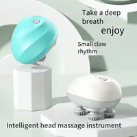 Brosse de massage électrique tendance 2026 pour la croissance des cheveux et le soulagement du stress, appareil de spa capillaire massant le cuir chevelu