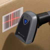 Scanner de codes-barres 2D sans fil 1280x800 CMOS USB 2.4G Bluetooth Cross Laser 1cm-300cm X-18394