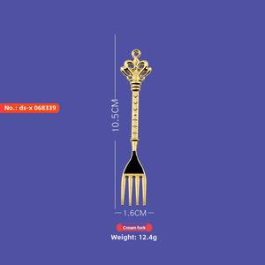 Rétro Sculpté Cristal Motif Tasse Cuillère En Alliage De <span class=keywords><strong>Zinc</strong></span> Réutilisable Café Sucre Miel Crème Glacée En Gros De Mariage - Product Image 6