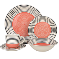 Services de table complets, style anglais, en porcelaine, service de table en porcelaine portugaise