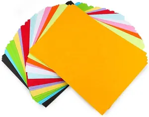 Carta di cartoncino A4 di colore di massa della polpa vergine di 100 carta di cartoncino A4 variopinta A4 100 fogli di carta di cartoncino di colore