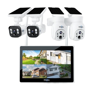 Nouvelles Idées de Produits 2026 Kit Caméra Dôme 4MP avec Moniteur LCD 10 pouces Système de Sécurité CCTV Sans Fil WiFi Solaire PTZ WK-10V-4TD403 - Product Image 1