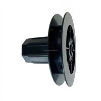 Accessoire pour volet roulant Mini poulies en plastique avec adaptateur d'essieu pour tube octogonal de 40 mm et roulement de 28 mm