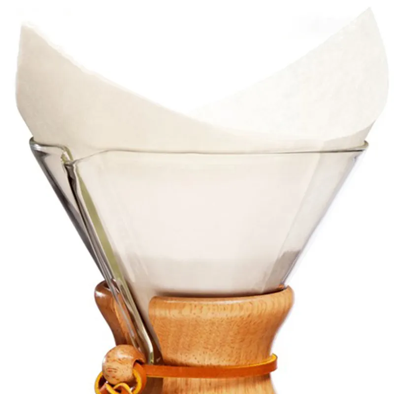 Despeje Sobre Para 12 Chemex-Copo Keurig Brewers Gotejamento Regular Tamanho Comercial 2 4 6 Cone Filtros de Café de Bunn 1000 Natural Papel