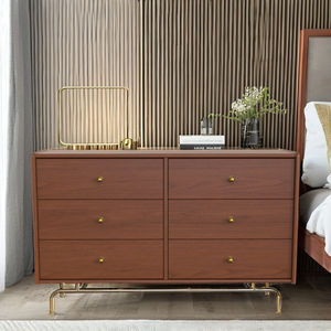 <span class=keywords><strong>Commode</strong></span> de rangement spacieuse en chêne massif, style <span class=keywords><strong>scandinave</strong></span> moderne et vintage, meuble de luxe pour chambre, salon et salle à manger 2026 - Product Image 2