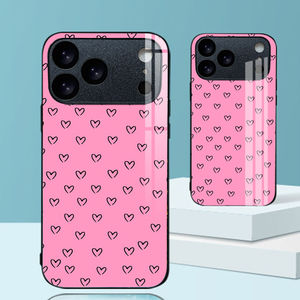 Cubierta de teléfono de vidrio templado personalizada para <span class=keywords><strong>iPhone</strong></span> Funda para <span class=keywords><strong>iPhone</strong></span> 16 Promax Mini para <span class=keywords><strong>iPhone</strong></span> 17 - Product Image 1