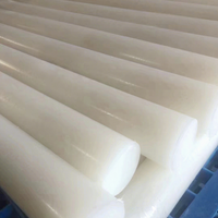 Barre en nylon PA6 haute performance 10mm 20mm 30mm 50mm 80mm Plastique technique PA6 Barre pleine PA66 PA6