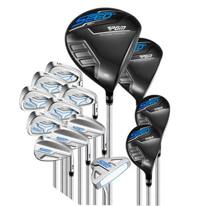 Pgm <b>Junior</b> <b>Golf</b> Clubs Titanium No.1 Wood R Flex Stand Bag China Association Professional Complete <b>Set</b> Jrtg016 Black and Blue - Product Image 1